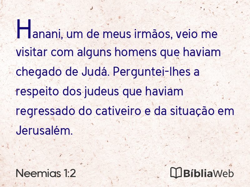 Neemias 1:2 em imagem para compartilhar