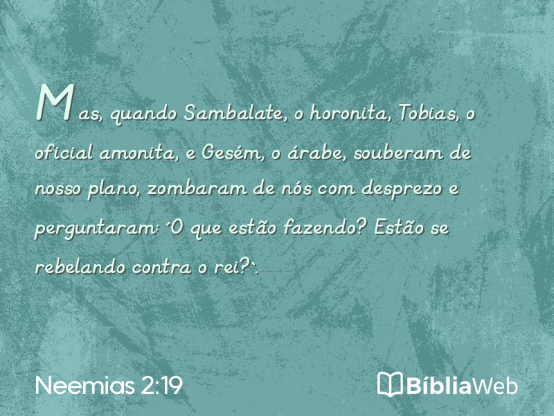 Neemias 2:19 em imagem para compartilhar