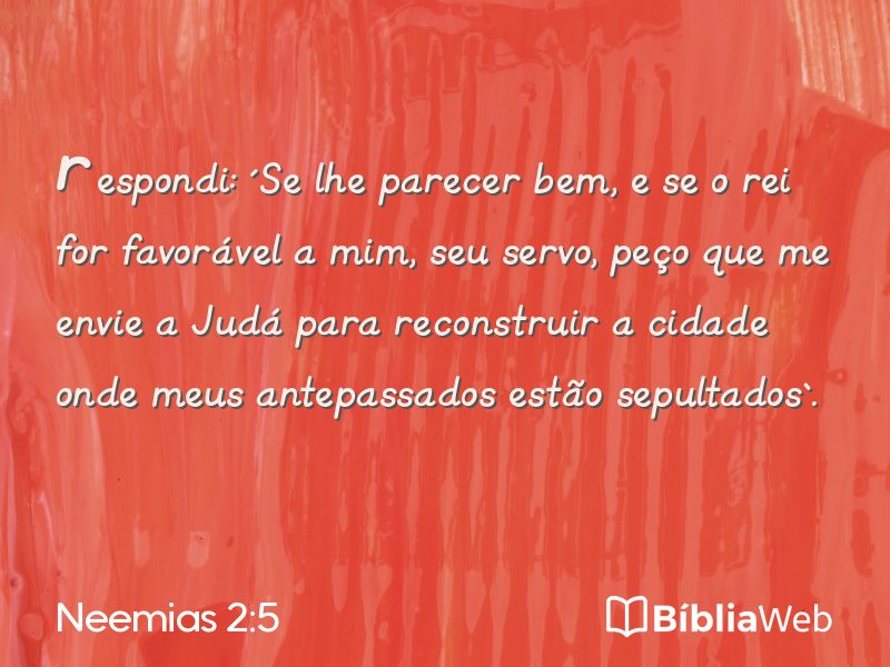 Neemias 2:5 em imagem para compartilhar
