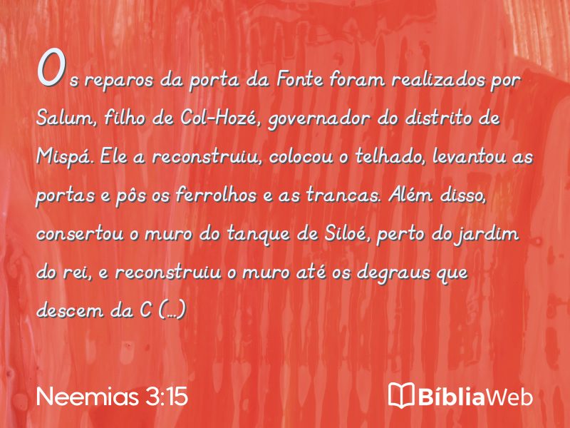 Neemias 3:15 em imagem para compartilhar
