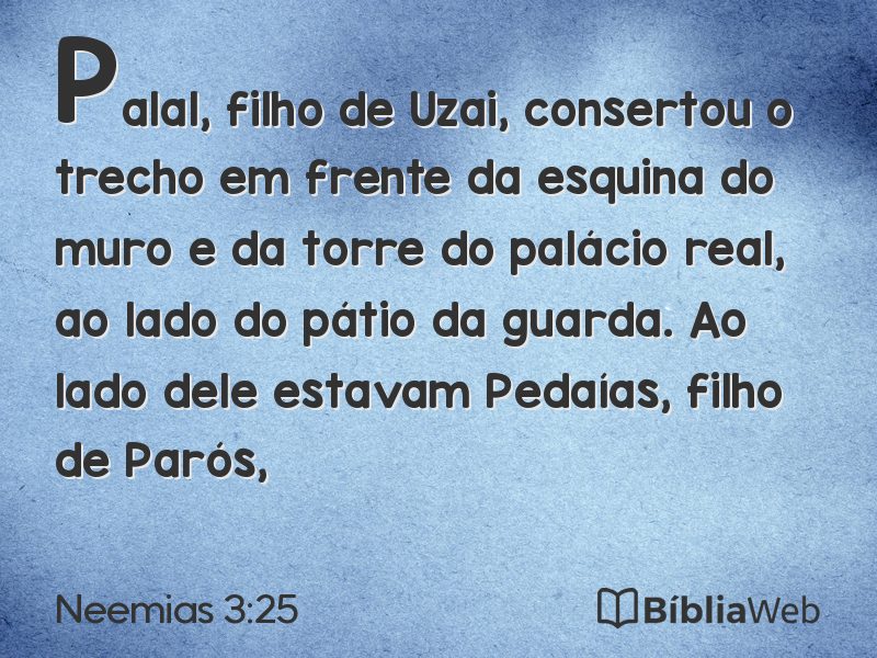 Neemias 3:25 em imagem para compartilhar