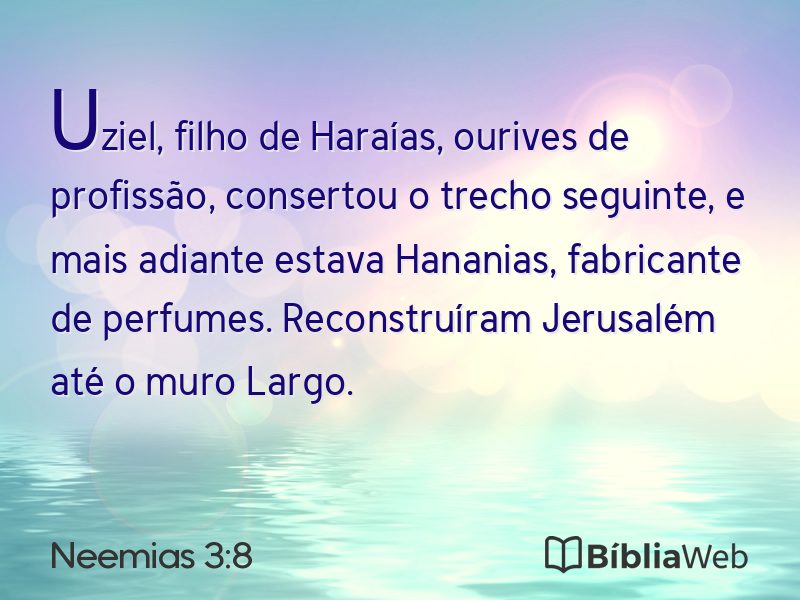 Neemias 3:8 em imagem para compartilhar