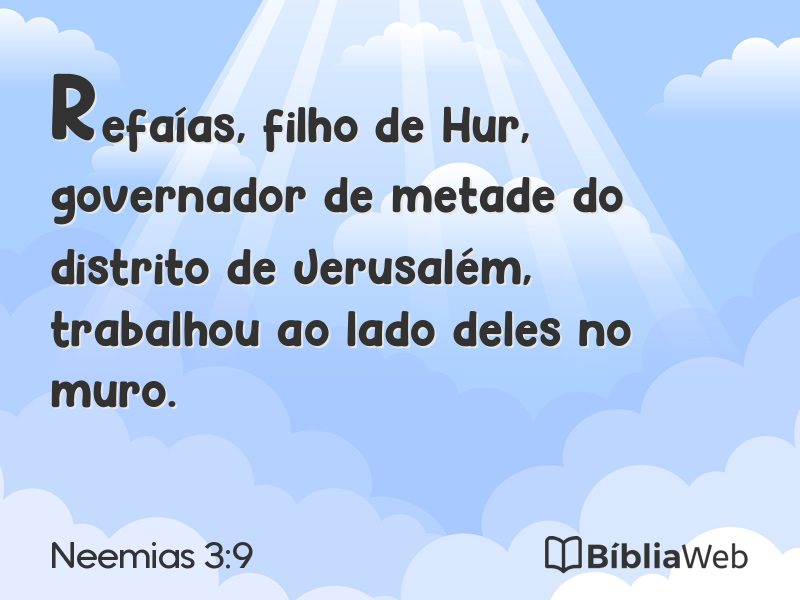Neemias 3:9 em imagem para compartilhar
