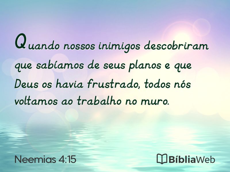 Neemias 4:15 em imagem para compartilhar