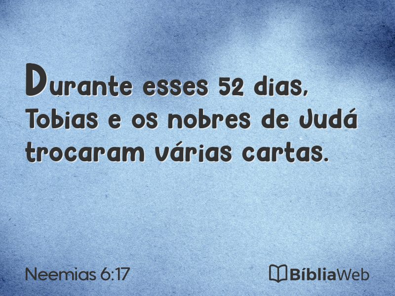 Neemias 6:17 em imagem para compartilhar