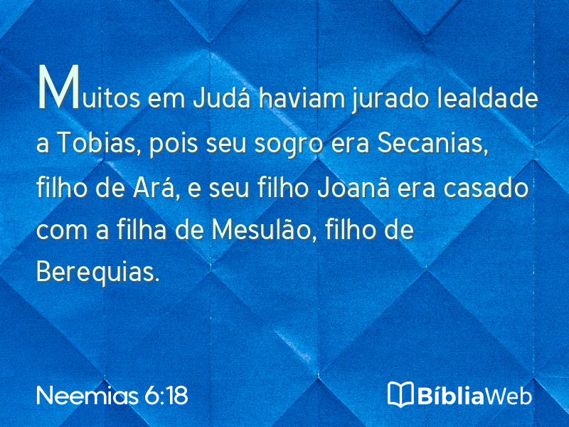 Neemias 6:18 em imagem para compartilhar