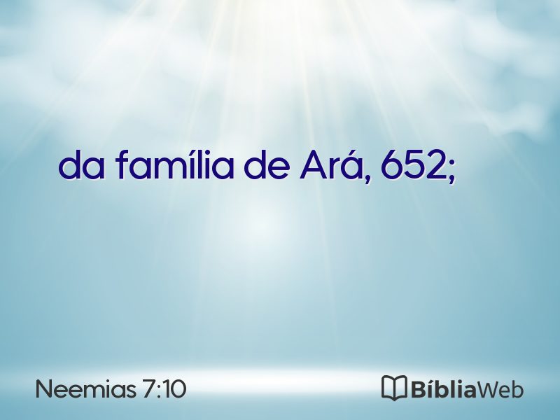 Neemias 7:10 em imagem para compartilhar