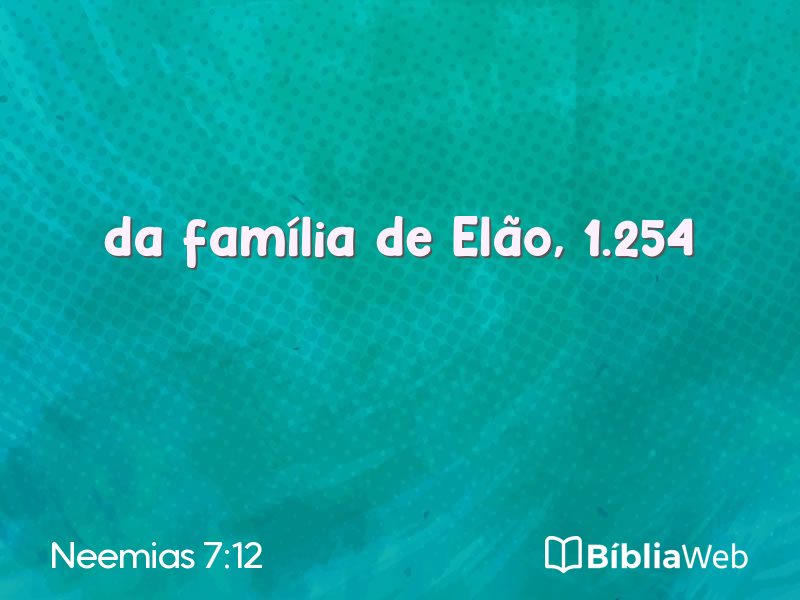 Neemias 7:12 em imagem para compartilhar