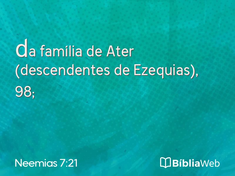 Neemias 7:21 em imagem para compartilhar