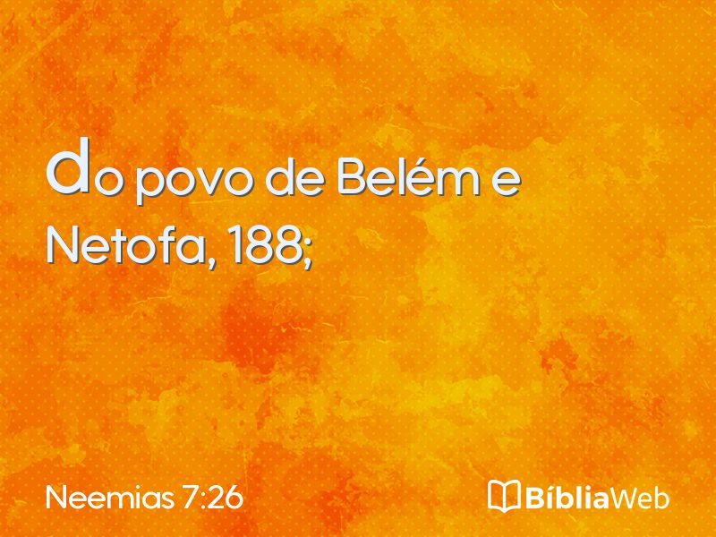 Neemias 7:26 em imagem para compartilhar