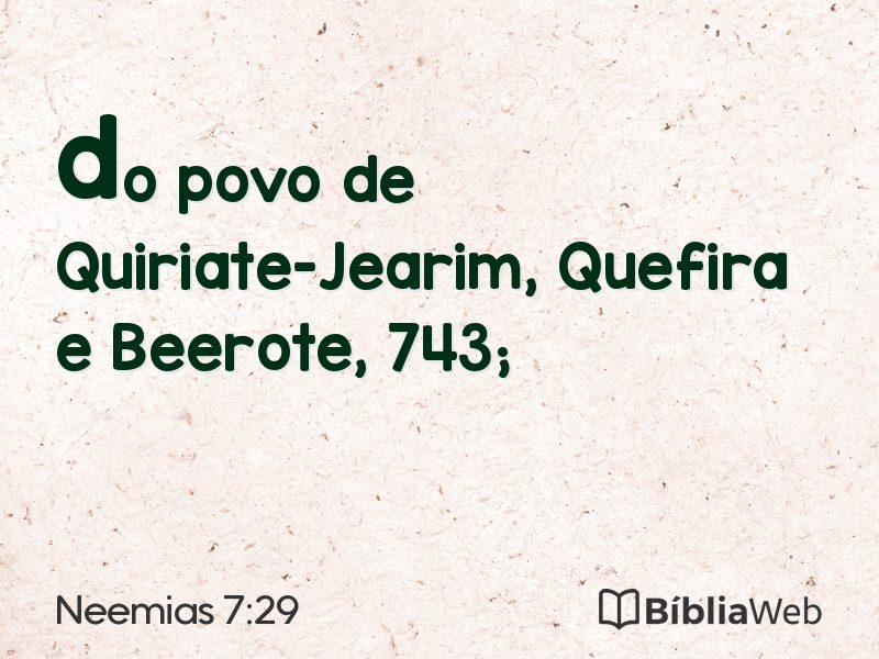 Neemias 7:29 em imagem para compartilhar