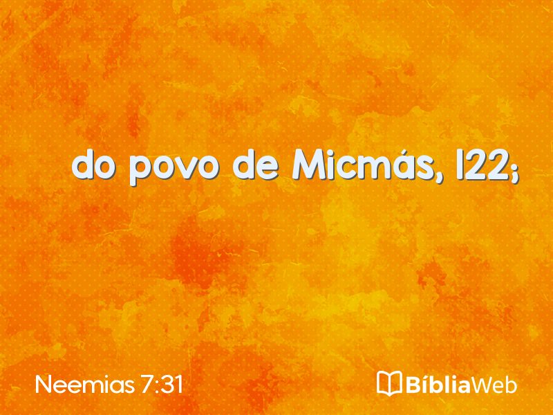 Neemias 7:31 em imagem para compartilhar