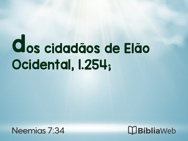 Neemias 7:34 em imagem para compartilhar