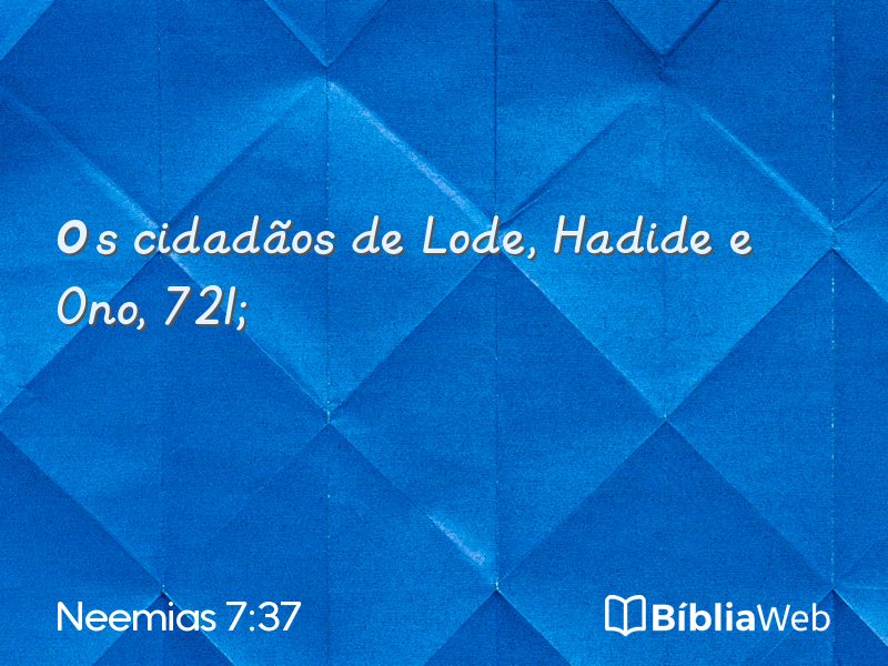 Neemias 7:37 em imagem para compartilhar