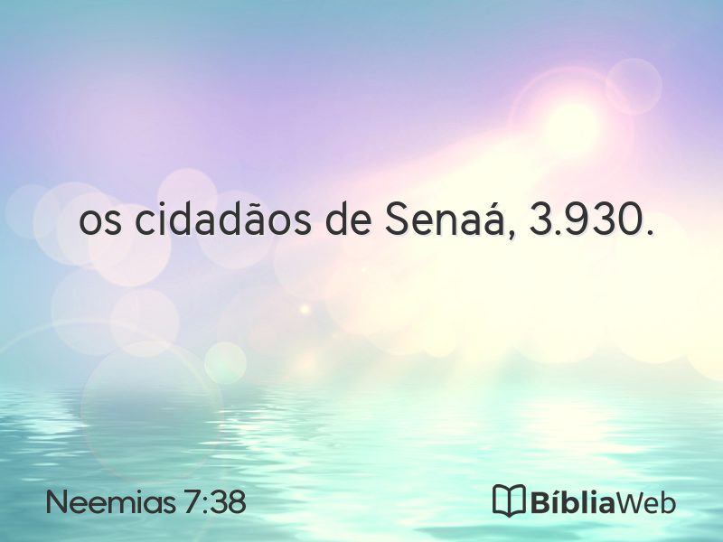 Neemias 7:38 em imagem para compartilhar