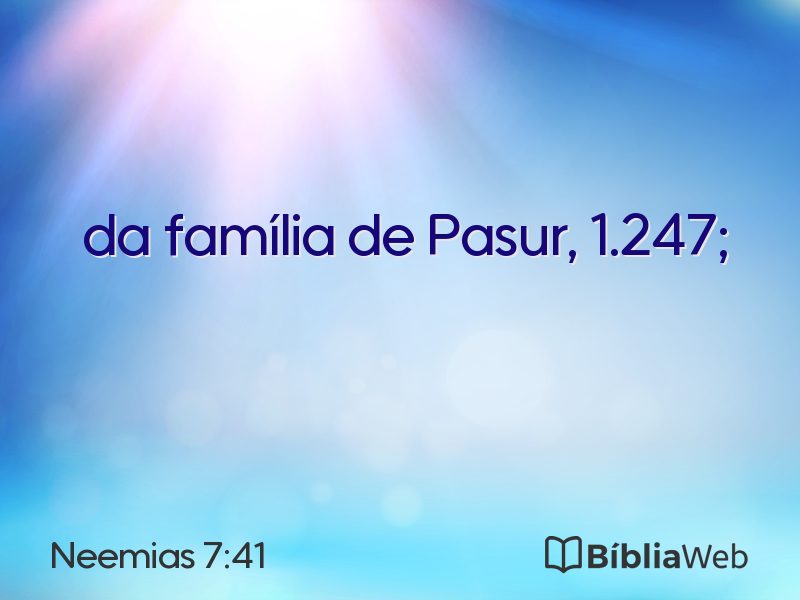 Neemias 7:41 em imagem para compartilhar