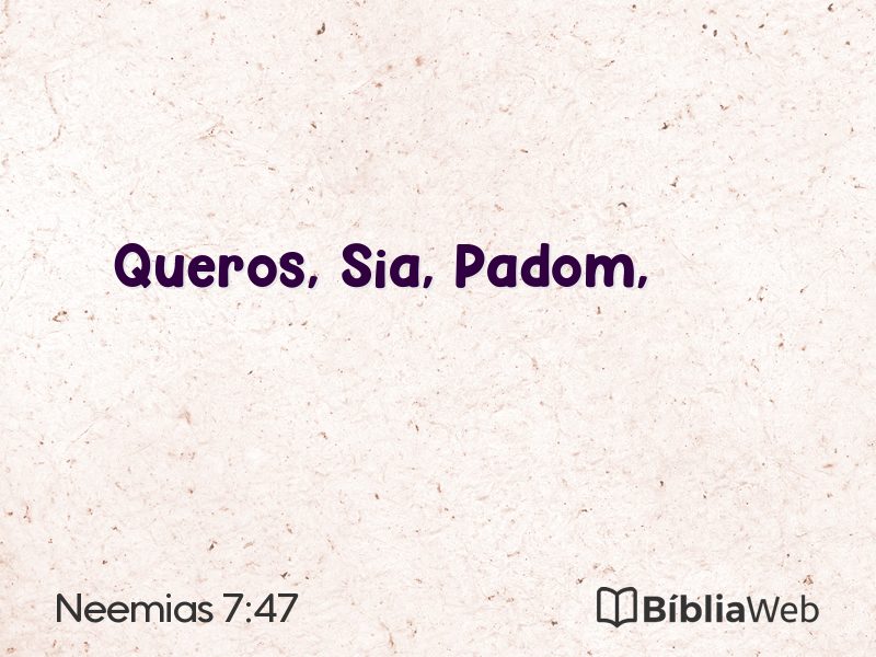 Neemias 7:47 em imagem para compartilhar