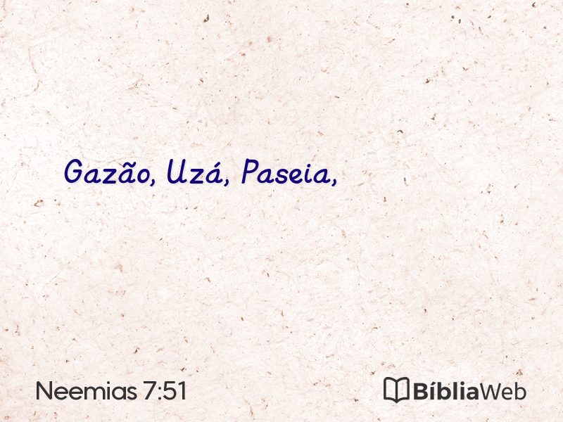Neemias 7:51 em imagem para compartilhar