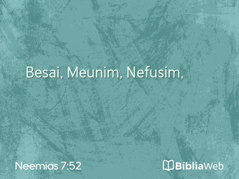 Neemias 7:52 em imagem para compartilhar