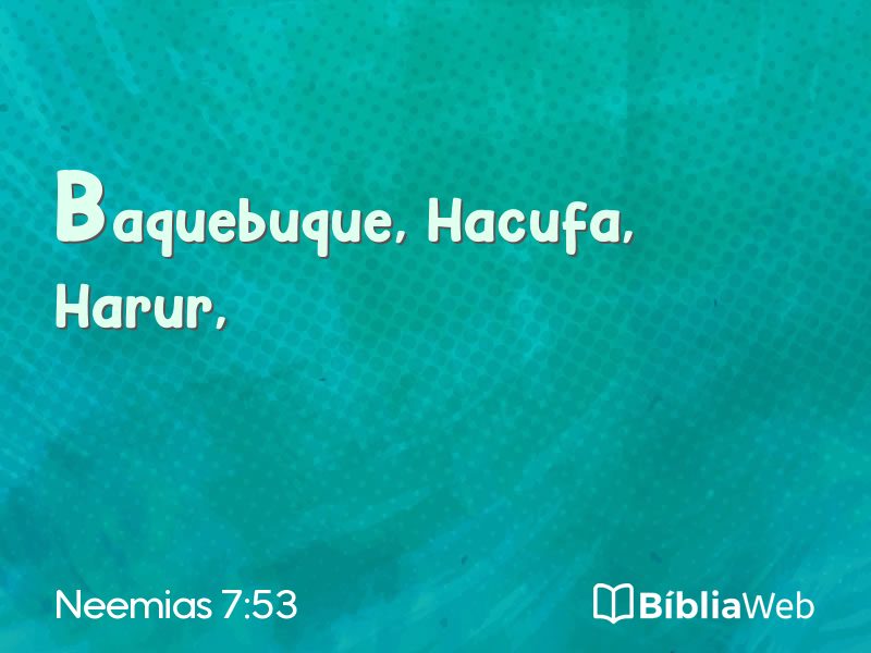 Neemias 7:53 em imagem para compartilhar