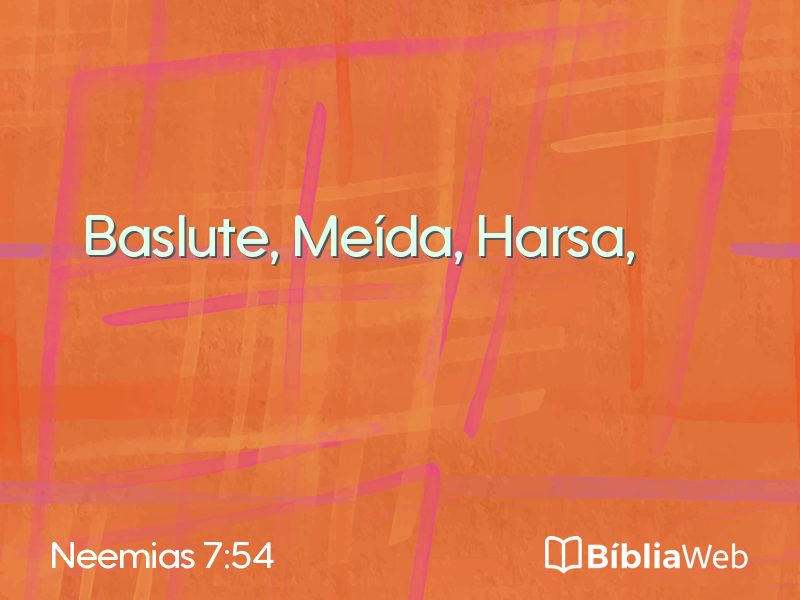 Neemias 7:54 em imagem para compartilhar