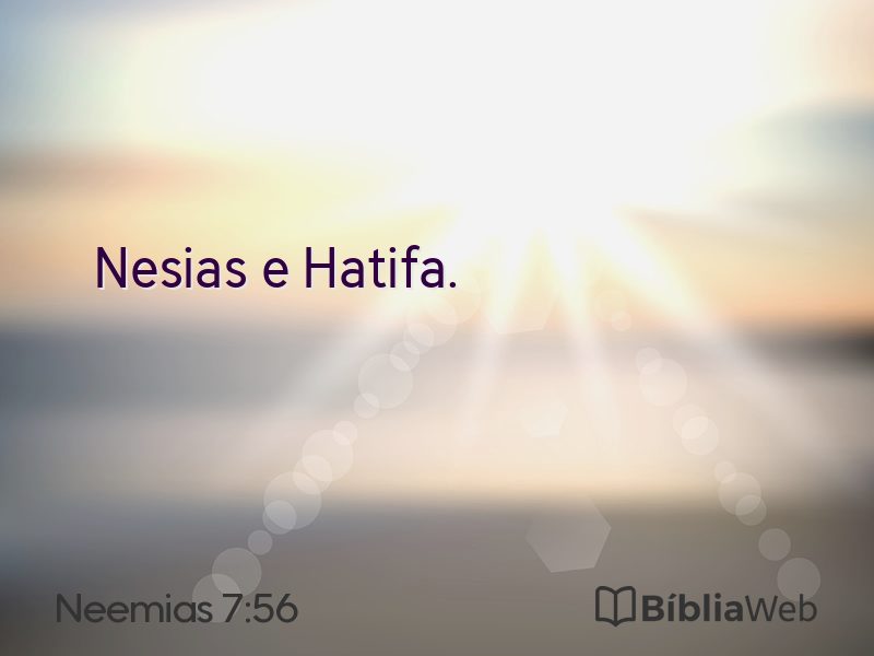 Neemias 7:56 em imagem para compartilhar