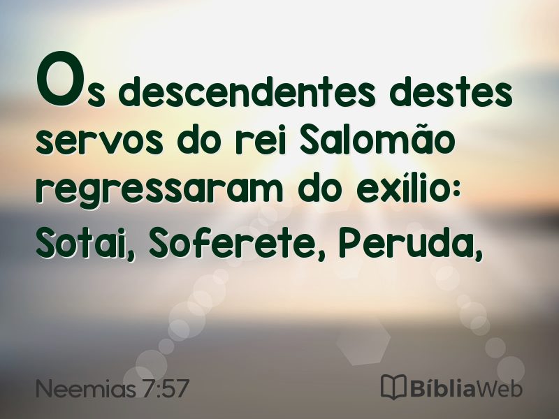 Neemias 7:57 em imagem para compartilhar