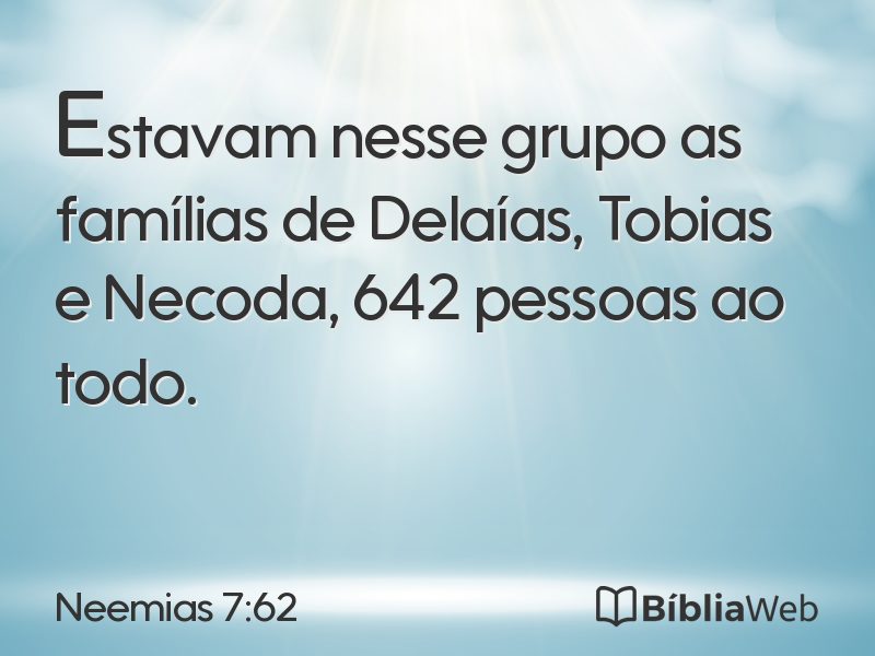 Neemias 7:62 em imagem para compartilhar
