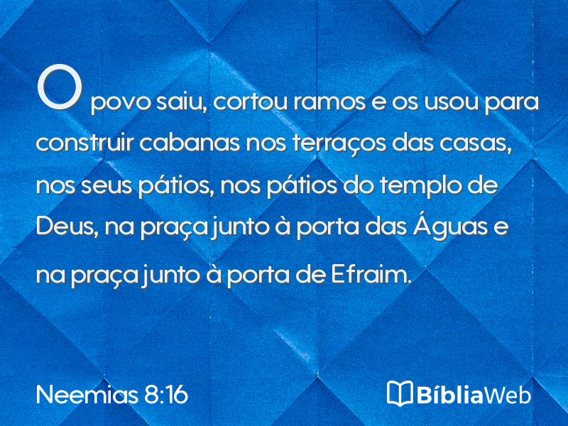 Neemias 8:16 em imagem para compartilhar