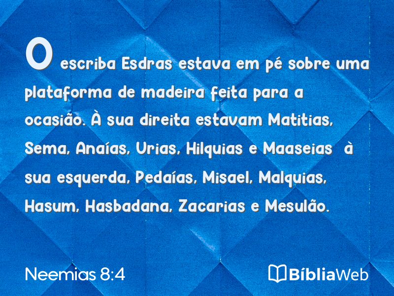 Neemias 8:4 em imagem para compartilhar