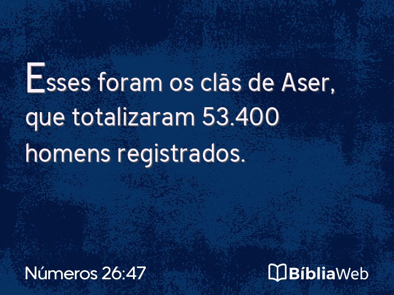 Números 26:47 em imagem para compartilhar