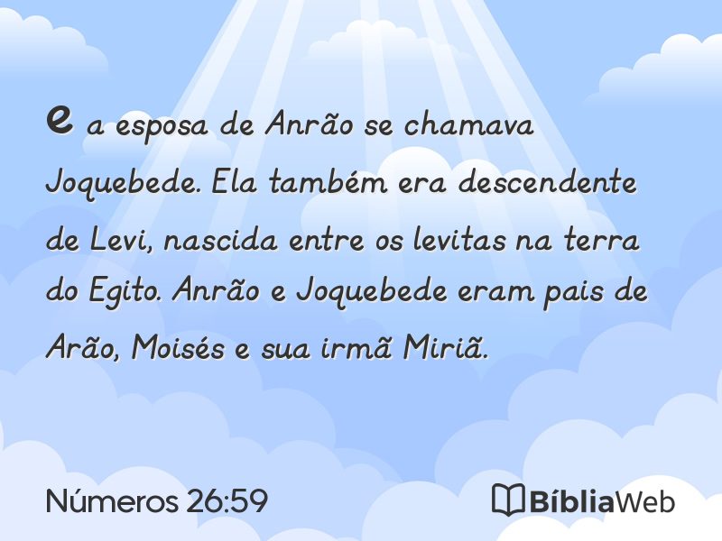 Números 26:59 em imagem para compartilhar