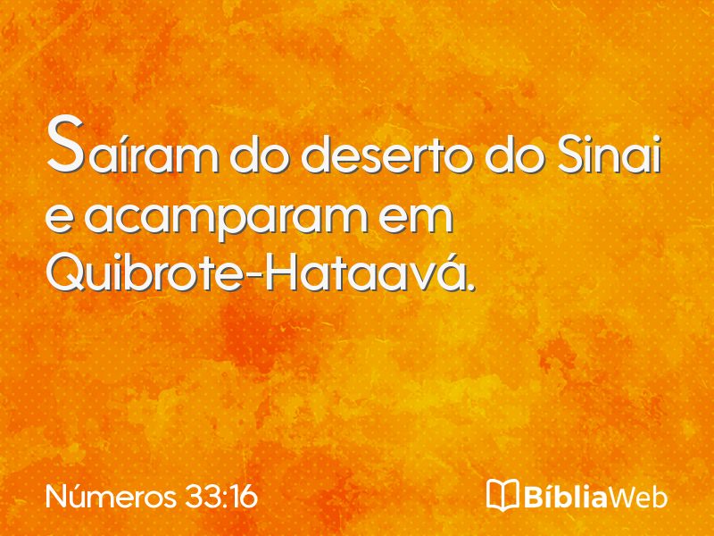 Números 33:16 em imagem para compartilhar