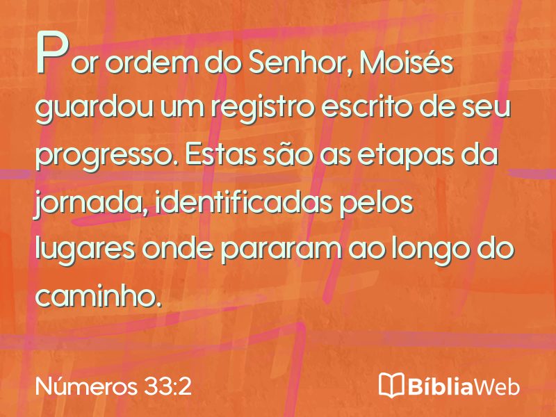 Números 33:2 em imagem para compartilhar