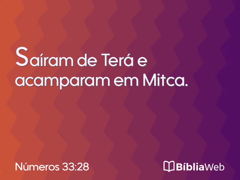 Números 33:28 em imagem para compartilhar