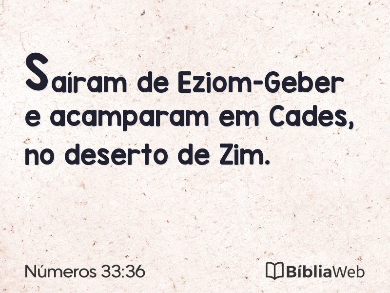 Números 33:36 em imagem para compartilhar