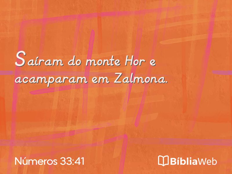Números 33:41 em imagem para compartilhar