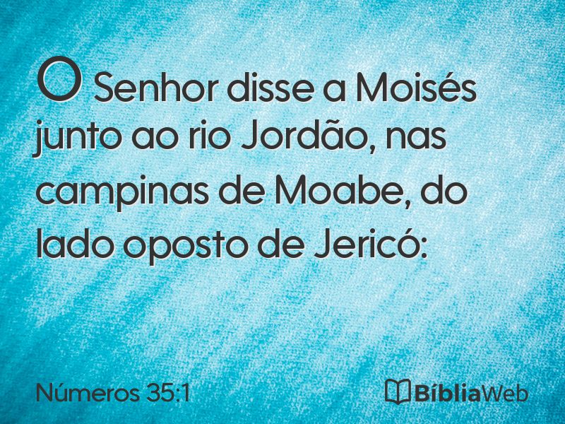 Números 35:1 em imagem para compartilhar