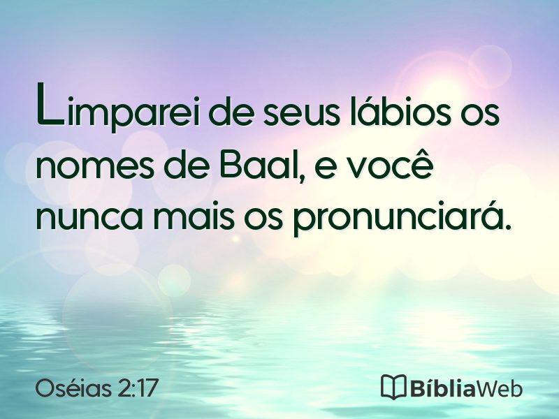 Oséias 2:17 em imagem para compartilhar