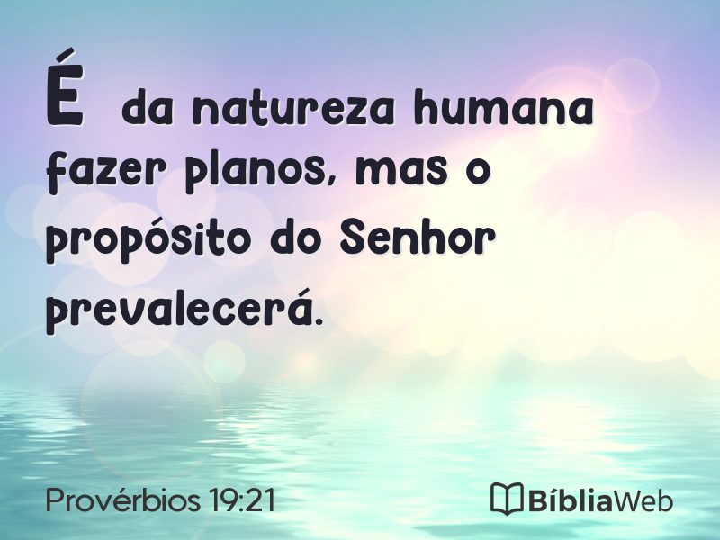 Provérbios 19:21 em imagem para compartilhar