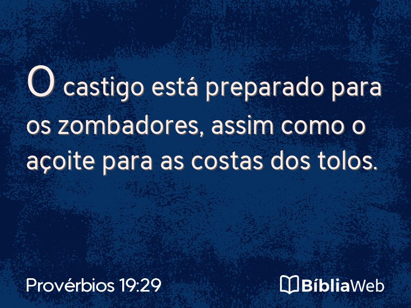 Provérbios 19:29 em imagem para compartilhar