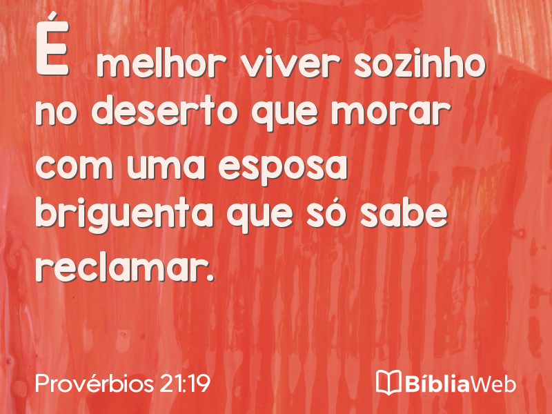 Provérbios 21:19 em imagem para compartilhar