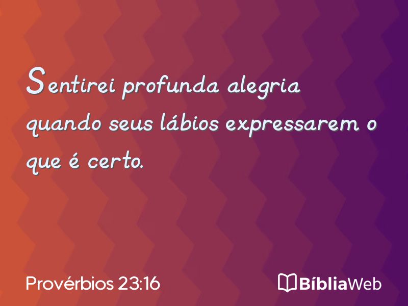 Provérbios 23:16 em imagem para compartilhar