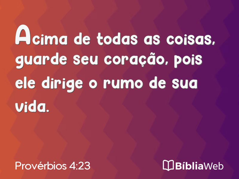 Provérbios 4:23 em imagem para compartilhar