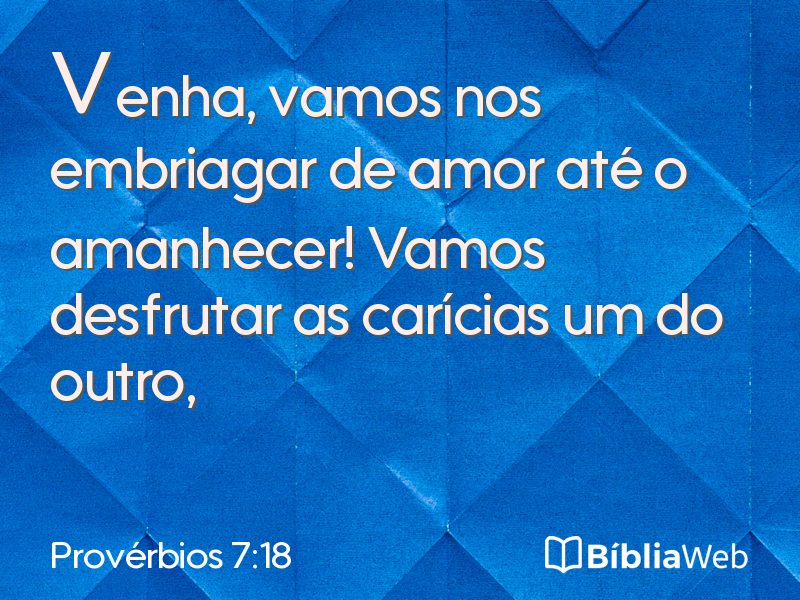 Provérbios 7:18 em imagem para compartilhar