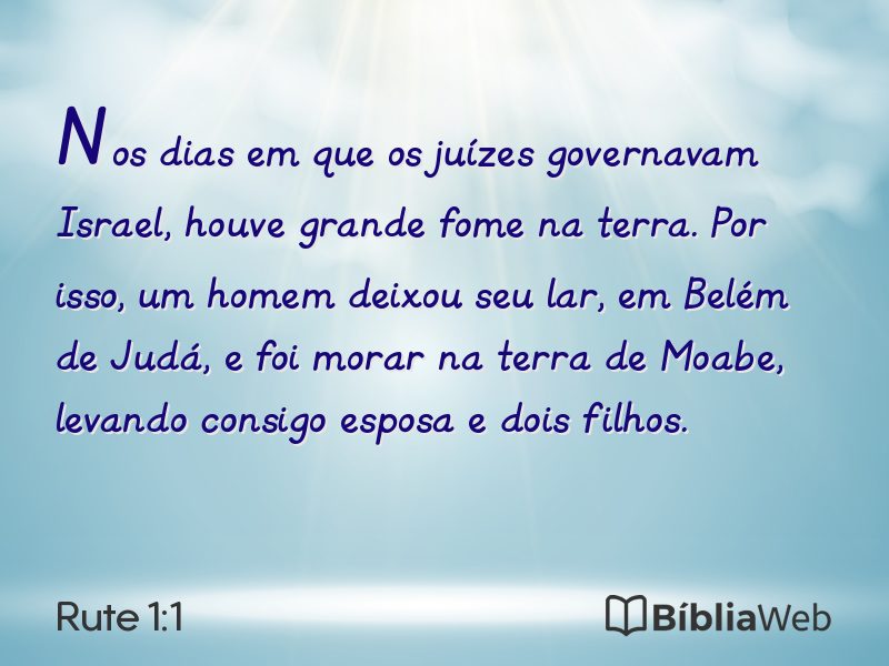 Rute 1:1 em imagem para compartilhar