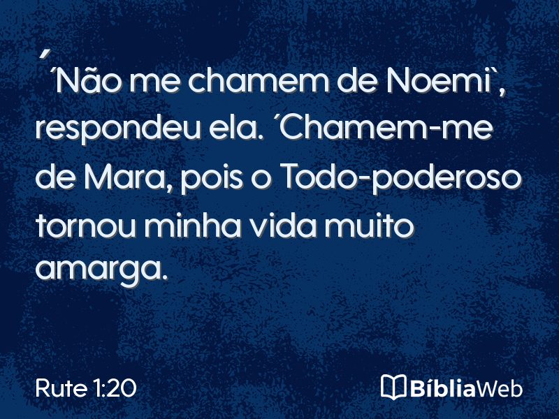Rute 1:20 em imagem para compartilhar