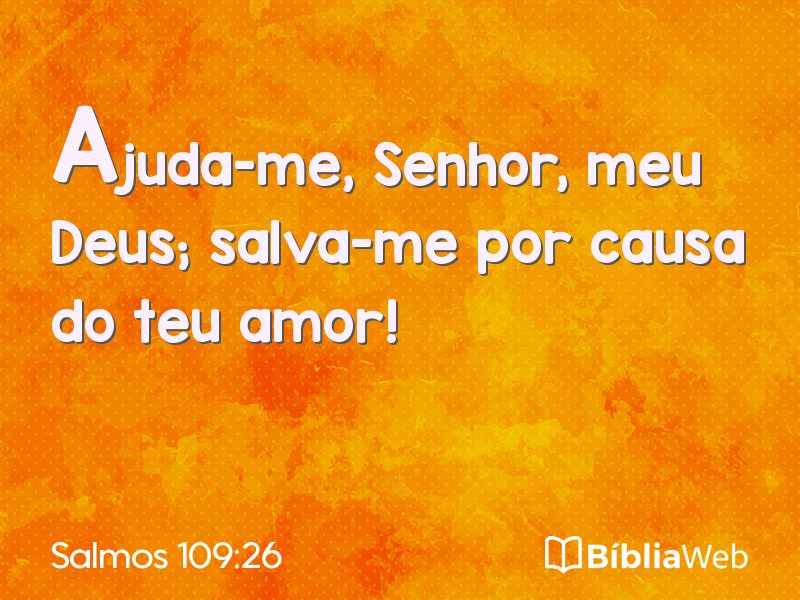 Salmos 109:26 em imagem para compartilhar