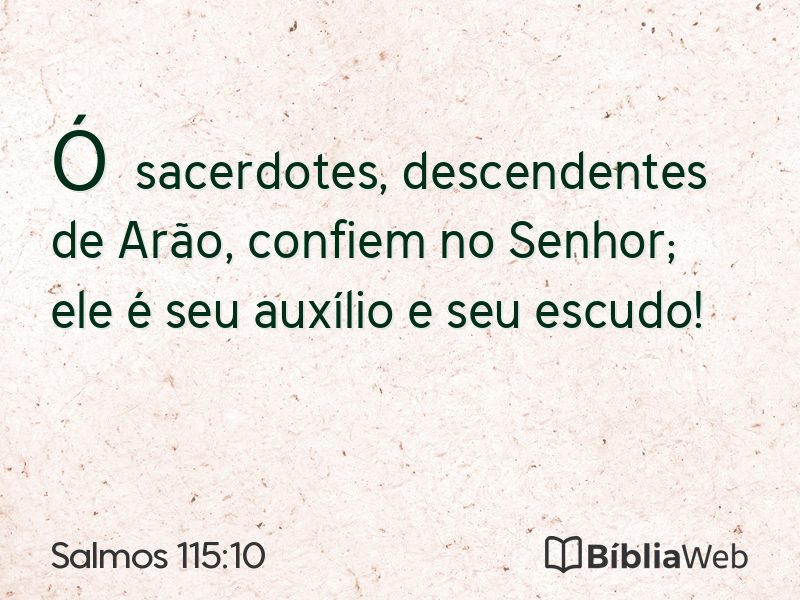 Salmos 115:10 em imagem para compartilhar