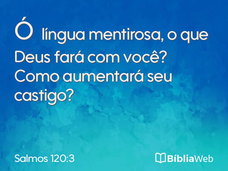 Salmos 120:3 em imagem para compartilhar